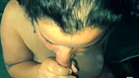 bbw gets it all over her big boobs