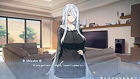 Summer Clover Harem Hentai Game Ep 4 Caught Boss Masturbating To Giant Cock!