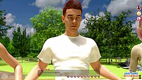 Caught Eve Masturbating In The Shower? Help The Hotties!