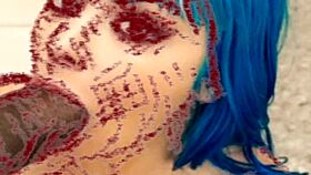 milf blowjob on dark big dick hentai drawing, intriguing contrast