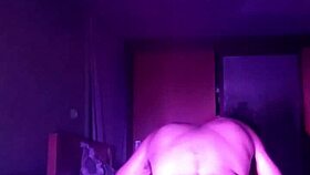 Gay bareback action starts in shopping mall bathroom ends on bed