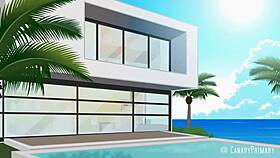 Canaryprimary Explores VR Day in Cartoon Parody