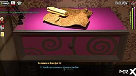 anime girl teases by flashing pussy in crowded restaurant