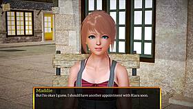 Blonde with Big Tits in Family Hentai Scene