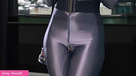 Masturbating on the way home with that bubble butt