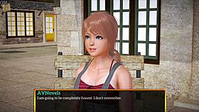 Blonde with Big Tits in Family Hentai Scene