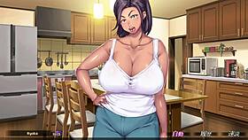 Milf Housewife Gets Creampie In Anime Sex!