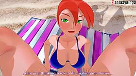 check out grown gwen in bikini pov 😍 ben10 style