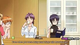 Petite stepsister masturbates her tight pussy - uncensored hentai