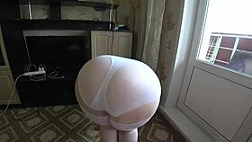 girlfriend excitedly fucks milf with huge tits and big ass