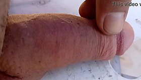 Dropping my cock and watching it bounce in slow motion