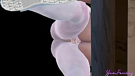 Yaoifemboy Dan - Elegant Femboy Poses Bareback on Marble Table