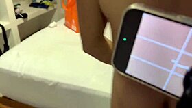 in the middle of fucking, she begs me to put it in her ass