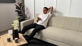 My stepbrother knows i'm lesbian, so i let him fuck my ass