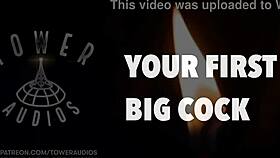 listen to your first big cock dirty talk audio story