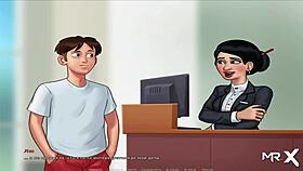 Blowjob on the Yacht in Summertime Saga.