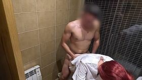 FLASHED MY DICK TO ROOM SERVICE GIRL AND SHE SUCKED IT