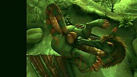 Furry characters play gay games