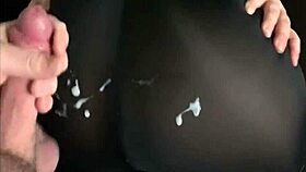 Watch me bend over in leggings and get cum on my big ass