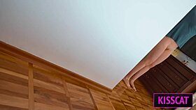 step mom, wanna risk it sharing bed for homemade cum inside?