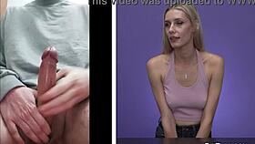 Emily jade rates my cumshot and reacts