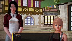 Blonde with Big Tits in Family Hentai Scene