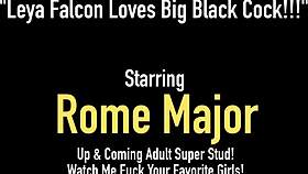 OMG, Leya Falcon cries as Rome Major wrecks her with monster cock! 😱