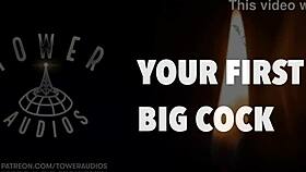 listen to your first big cock dirty talk audio story