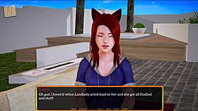 I explore my new stepfamily in this game