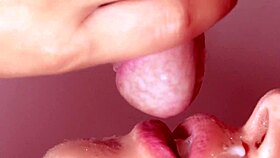 Little Latina Slut Sucks Cock and Cums in Mouth During Holiday POV