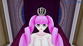 Perona and Carrot in One Piece POV Hentai