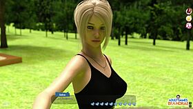 Caught Eve Masturbating In The Shower? Help The Hotties!