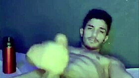 Watch This Gay Solo Handjob Cum Explosion!