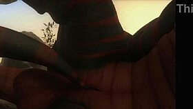 Furry characters play gay games