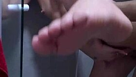 Latina ass in shower fuck