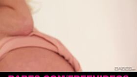 Gorgeous Blonde Bombshell Leony April Shows Off Her Body