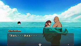 Friend Gets Fucked On The Beach In Hentai Game!