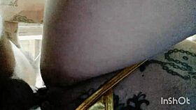 Watch This Crazy Homemade Fuck With A Fat Latina Mature Babe's Tattooed Ass Up Close!