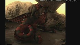 Furry characters play gay games