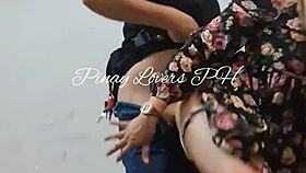 Asian couple's intimate moment in public mall fire exit, almost CAUGHT