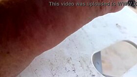 Dropping my cock and watching it bounce in slow motion