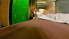 i gave a handjob in the hostel shared bathroom