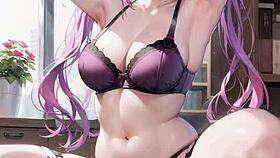 3d animated wife explores an american truck.