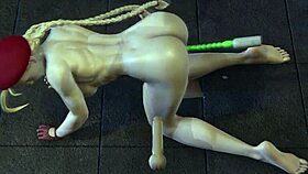 Cammy gets penetrated in all three holes, oh my!