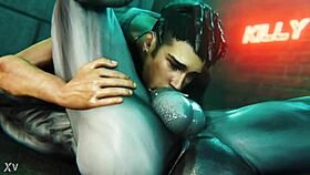 Dante Encounters Walrider In Intense Hentai Encounter