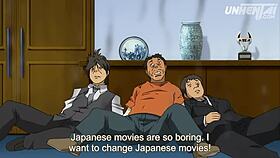 hentai milf cheats and fucks her boss in uncensored subtitled action.