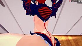 Ryuko Matoi hard sex in Kill la Kill fantasy.