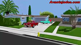 In this brazilian cartoon, the guy has gay sex with his filipino neighbor