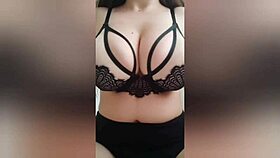 big perfect tits bouncing in cowgirl close-up