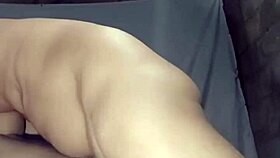 I love riding my big friend's dick with my little ass, letting him fuck me until I cum